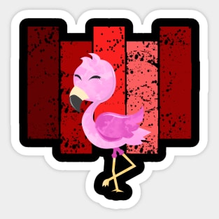 Cute Flamingo Sticker